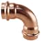 Copper Press By Tmg 1 in. x 1 in. Copper 90-Degree Press x Press Elbow XPRE1 - alternate 1